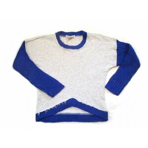 NEW Girls Soft & Warm Ragdoll & Rockets Grey & Blue Knit Sweater Top 10